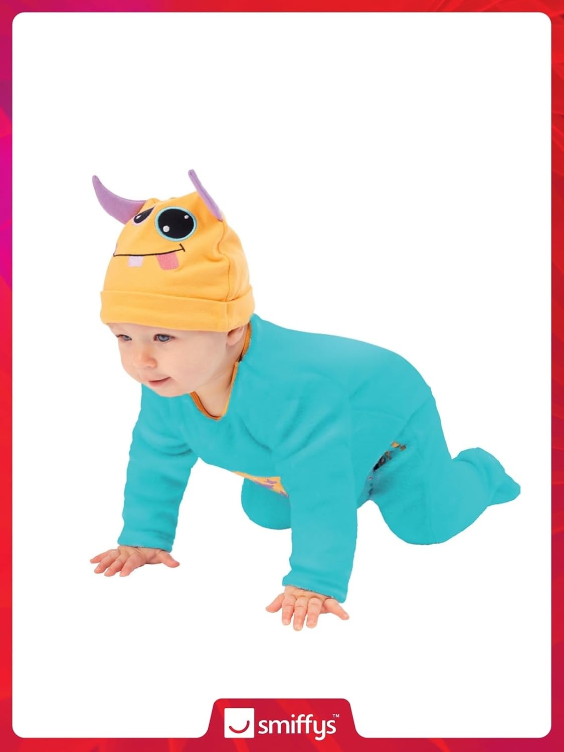 image:imageSmiffys Little Monster Baby Blue All In One amp Hat Halloween Child Fancy Dress Halloween Dress Up Costumes