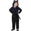 image:imageSmiffys Toddler Cat Costume Black with Hooded Jumpsuit and 3D Printed Eyes