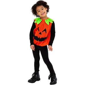 Smiffys Kürbis-Halloween-Kostüm für Kinder(Orange)