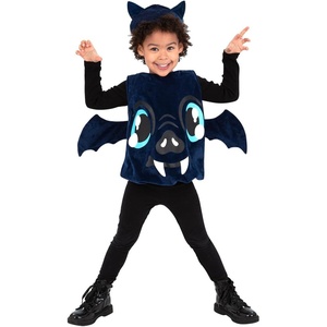 Smiffys Unisex Kinder Toddler Bat Costume Toddler Bat Costume(Schwarz)